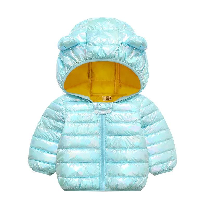 Lawadka Baby Girl Clothes Shiny Coats Fashion Hooded Children's Jackets Cotton Baby Snowsuit Overalls Infant Boy Costume