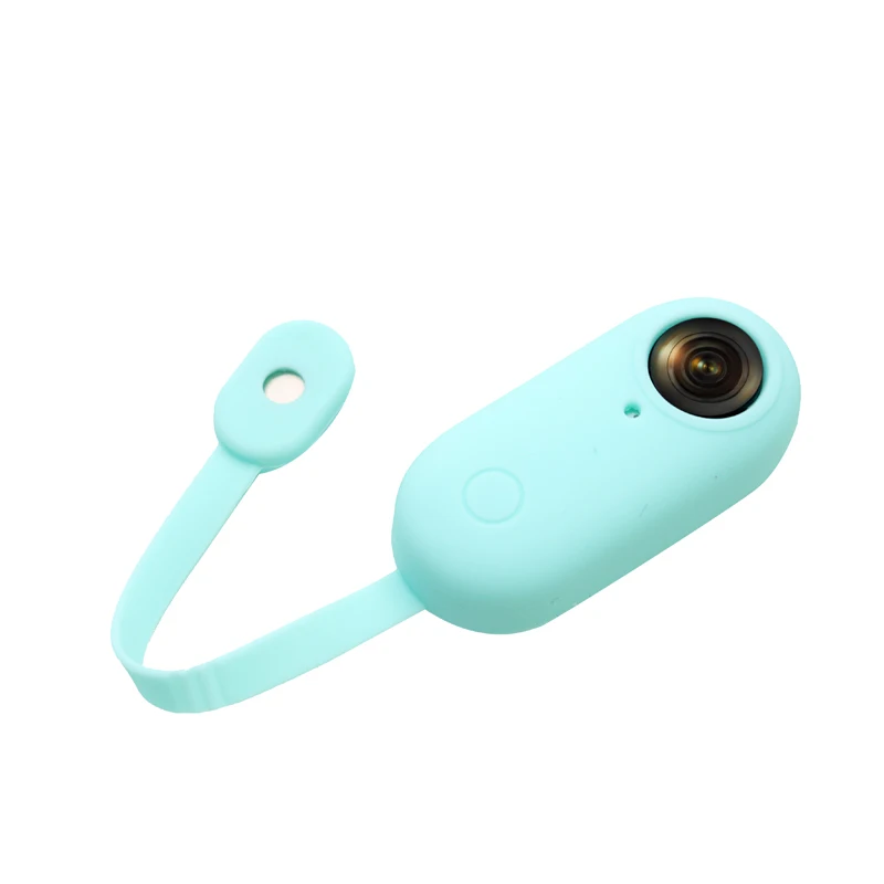 Mint JINSERTA защитный силиконовый чехол для камеры Insta360 GO с защитой от царапин/пыли с ремешком для камеры Insta360 Go - Цвет: Mint