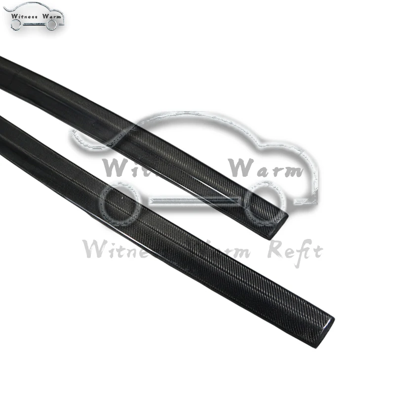 Carbon Fiber / FRP Car Side Skirts side Lip Splitters Apron Side Body Kits for Audi A3 Sline S3 Sedan 4-Door 2013- UP