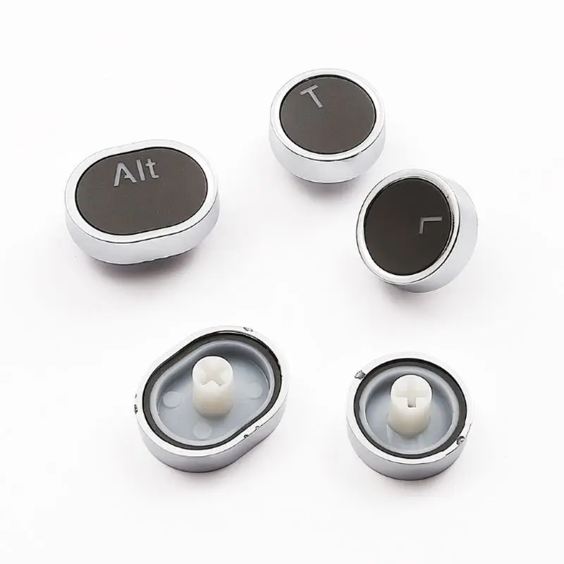 104 Keys Retro Round Keycaps Double Shot DIY Steam Punk Steampunk Typewriter Keycaps for Backlit Classy Player Stylized X6HB