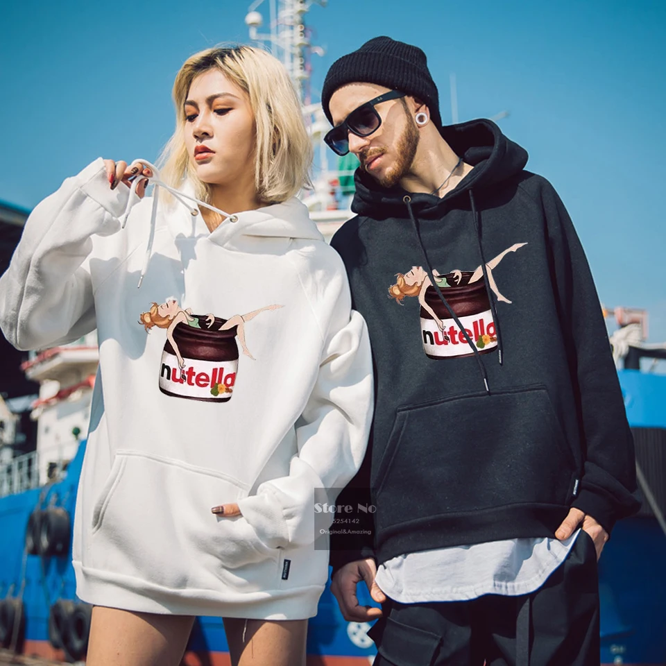 Женская толстовка с капюшоном Повседневная Свободная Толстовка и надписью