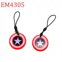 125 кГц перезаписываемая копия клон пустая карта RFID EM4305 брелок llavero Token Tag брелоки Token Tag водонепроницаемая карта контроля доступа