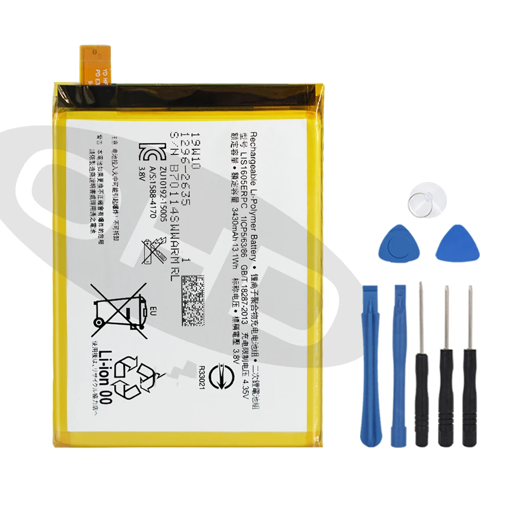 OHD оригинальная запасная батарея LIS1605ERPC для SONY Xperia Z5 Premium Z5P Dual E6853 E6883 натуральная