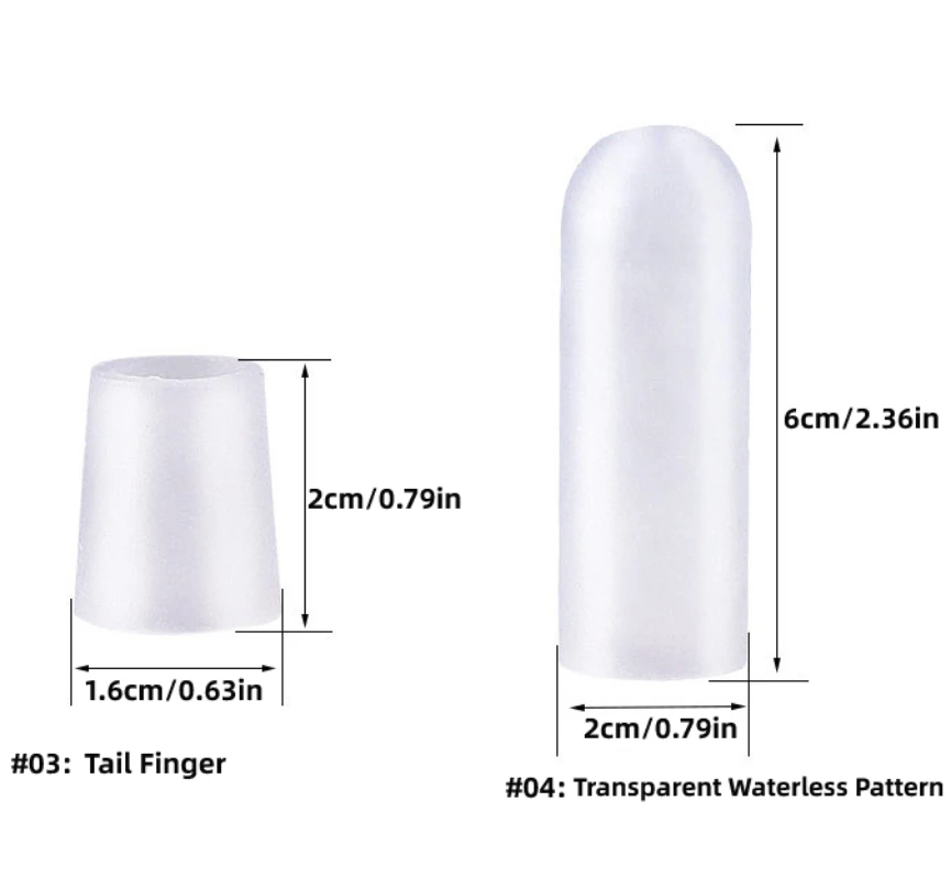 Silicone Tube Fingers Protector Hand Bunion Pain Relief Orthosis Stranghters Foot Care Pedicure Toe Sleeve Cap Cover 4Pcs/6Pcs toe protectors