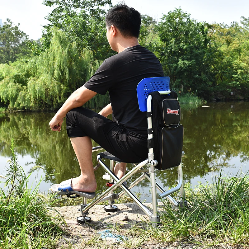Fishing Accessory Collapsible Aluminum Alloy Pedal for Fishing Chair Stool