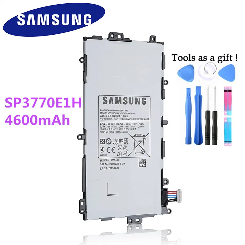 Оригинальный аккумулятор для планшета SP3770E1H Samsung Galaxy Note 8 0 GT-N5100 N5110 N5120 4600 мА/ч ПК с