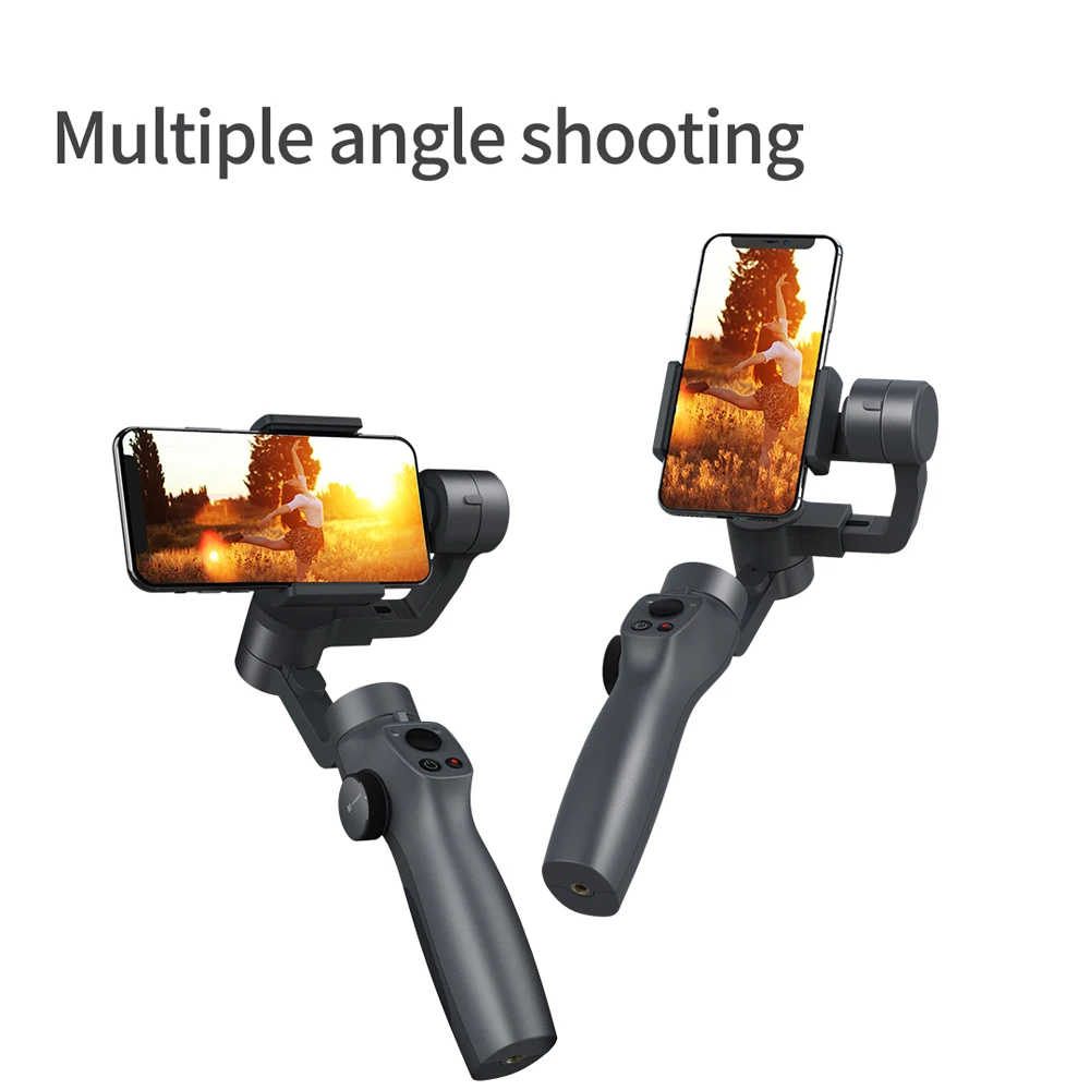  3 Axis Handheld Gimbal Stabilizer Smartphone mobile phone For iphone GoPro 7 6 5 sjcam EKEN Yi Acti