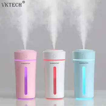 

270ML Electric Air Humidifier Diffuser Mini USB Fogger Mist Maker Refresher with LED Night Lamp for Home Car Office Gift