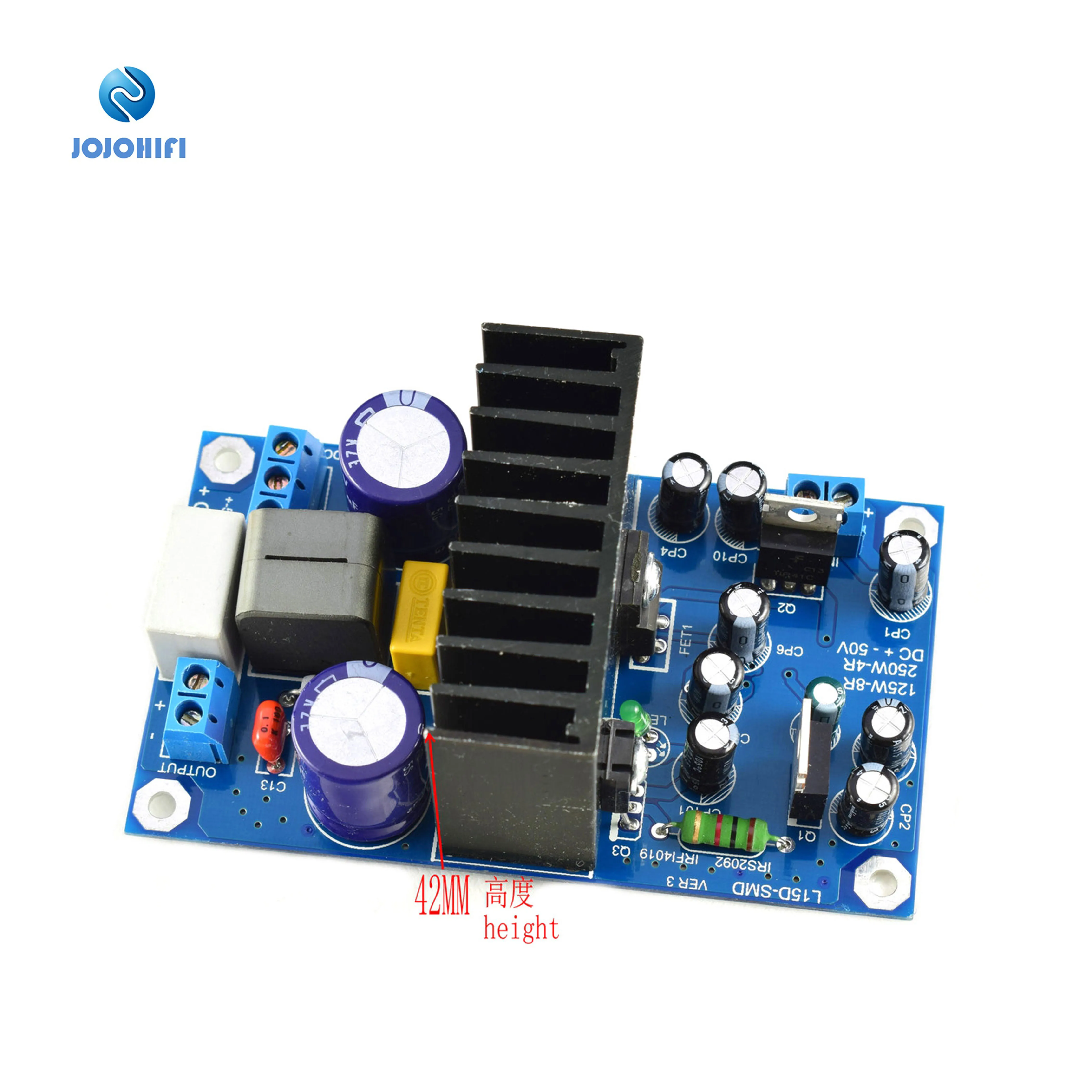 

IRS2092S 250W IRFI4019H Mono Class D High Power Digital Amplifier Board Finished Board Model L15DSMD