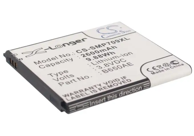 Cameron Sino 2600Mah Batteria Per Samsung Galaxy Beam 2 Mega 5.8 Mega 5.8 Plus Duos Mega Duos Gt-G3858 I9152P I9158 Z9000 Z9005