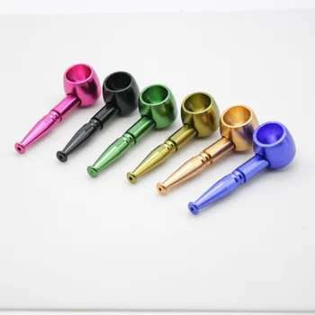 

Smoke Pot Modeling Metal Pipe Originality Novel Small Pipe Portable Metal Yanju Parts Pipe