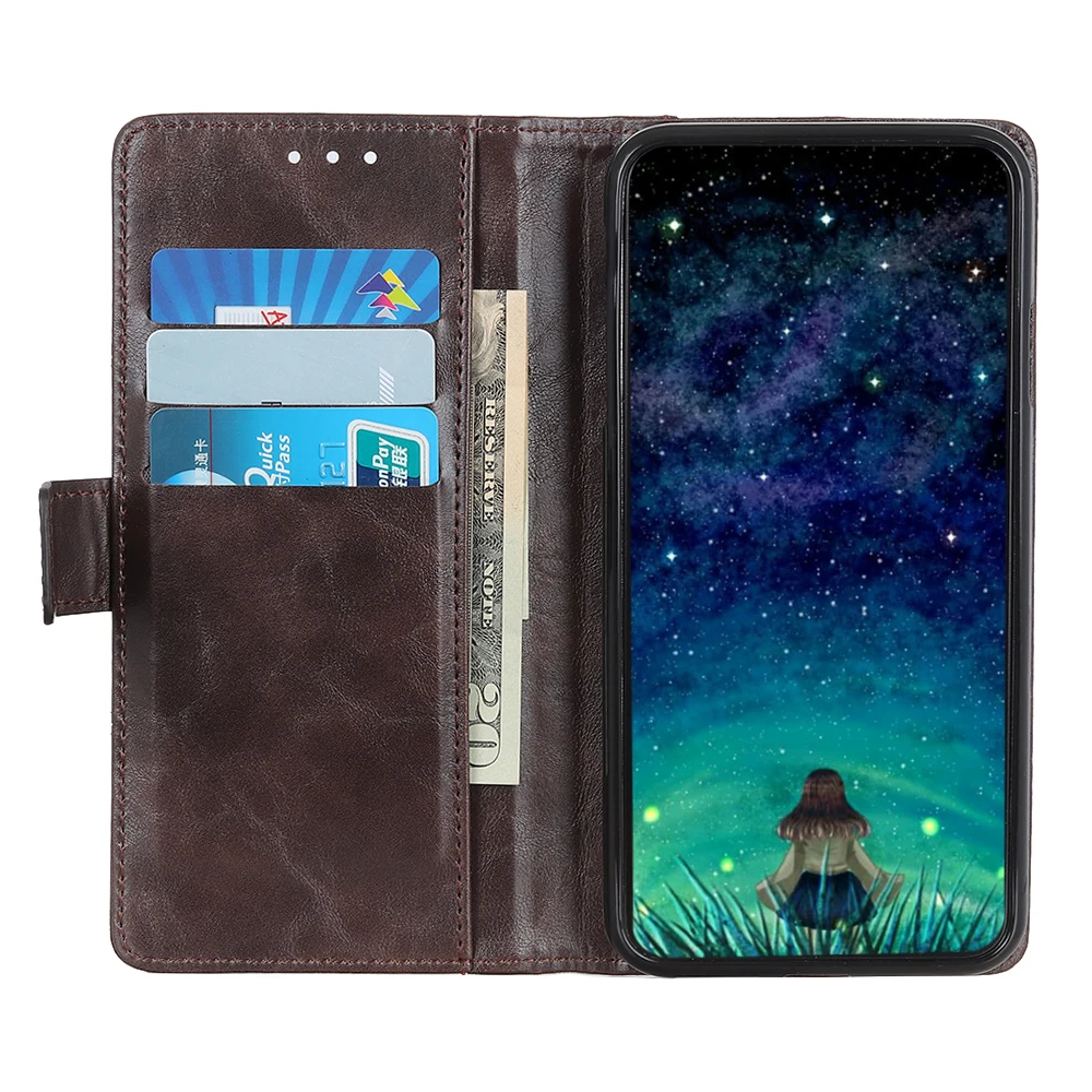 For Nokia 6.2 Case Full Protection PU Leather Folding Stand Shockproof Wallet Type Phone Protector Anti-Scratch Shockproof Coque