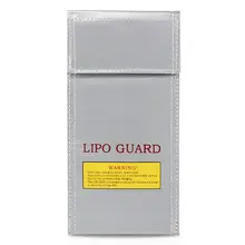 LiPo Защита аккумулятора мешок огнестойкий защитный мешок зарядное устройство мешок(10x20 см