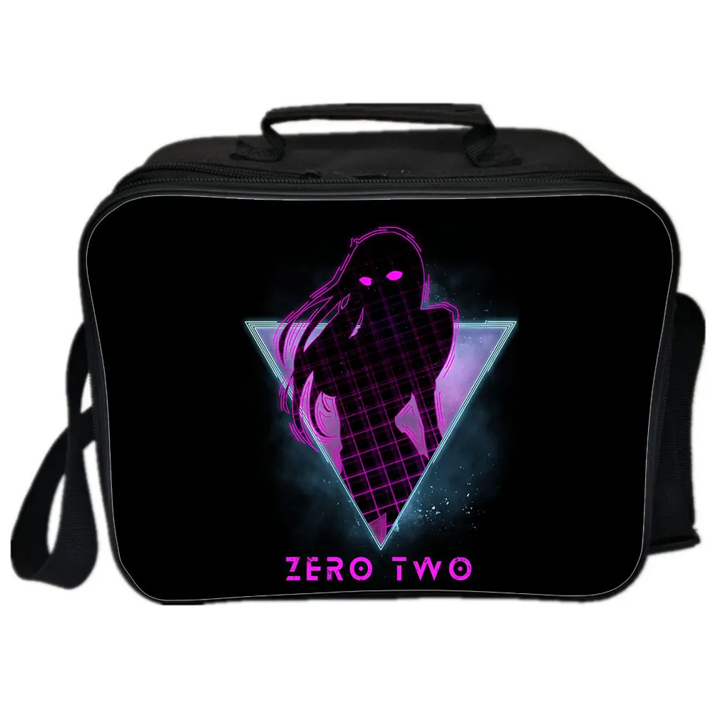 New Darling In The FranXX Picnic Bag Camping Shoulder Bag Handbags Portable Insulated Canvas Picnic Lunch Bags For Women