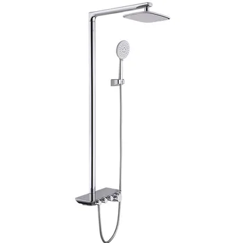 

Bathroom Shower Set Shower System Chrome Shower Fixture Ceiling Shower Douche Brass Shower Faucet Set Showerhead Wall Mounted