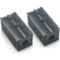 2pcs 12mm Long-time Working  Cooling Heatsink Holder Clamp for Laser Diode Module Pointer 32x62mm 1