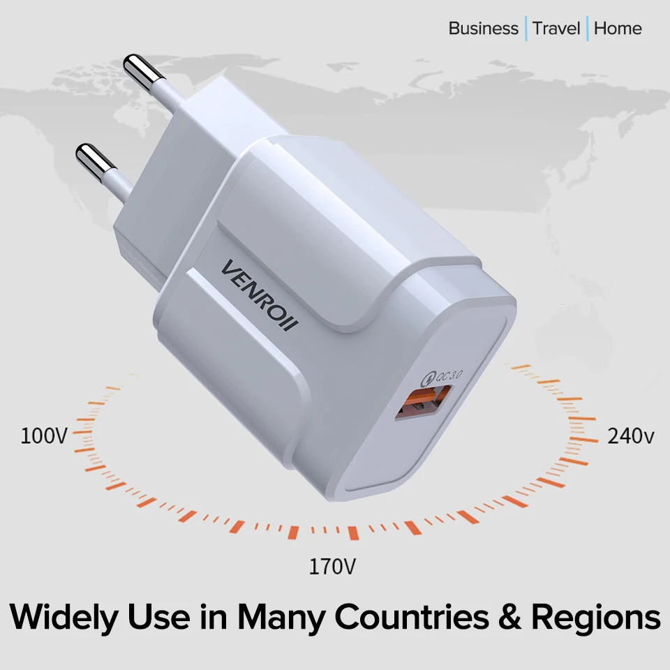 5 в 3 А USB зарядное устройство EU US Plug Quick Charge 0 адаптер для телефона Xiaomi 10 9 8 Redmi 18 Вт