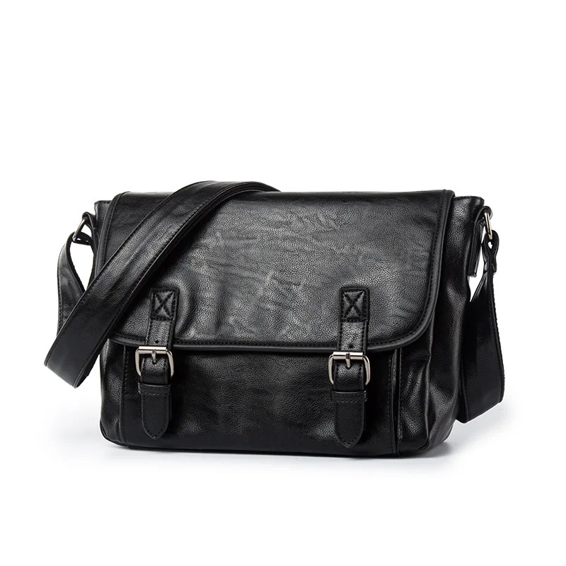 Leather Shoulder Messenger Bag men's Handbag Vintage Crossbody Bag Tote Business Man Leather Messenger Bag