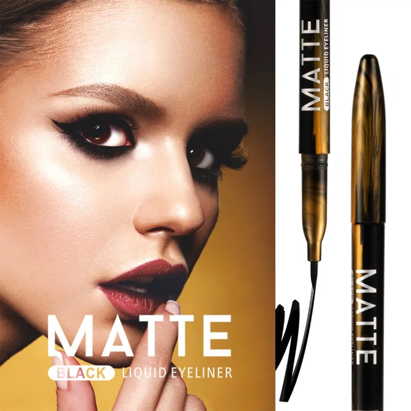 

2019 Beauty Quick-drying Cool Eyeliner Hard And Soft Eye Liner Waterproof Liquid Eyeliner Eye Makeup Eye Liner