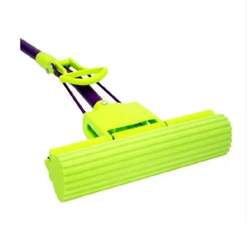 

Mop Water Washed By Hand Free Home Send Replacement Sponge Head Card Slot Reinforced Carbon Steel Rod