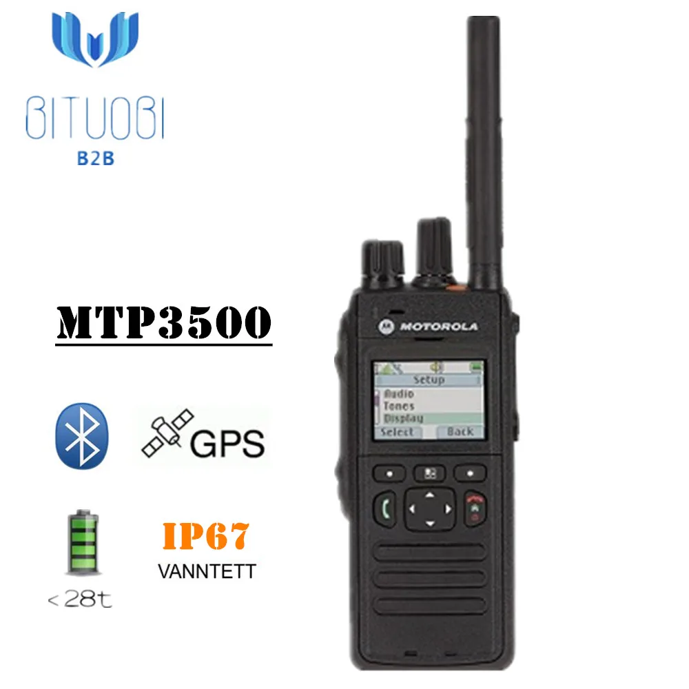 MTP3500 tetra radio 350-430MHz 806-870MHz walkie talkie с GPS Bluetooth цветным дисплеем | Мобильные телефоны и