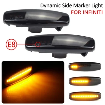 

Flowing Water Blinker LED Dynamic Turn Signal Light For Infiniti EX25 EX35 EX37 FX35 FX37 G25 G35 Q40 Q60 Side Marker Light