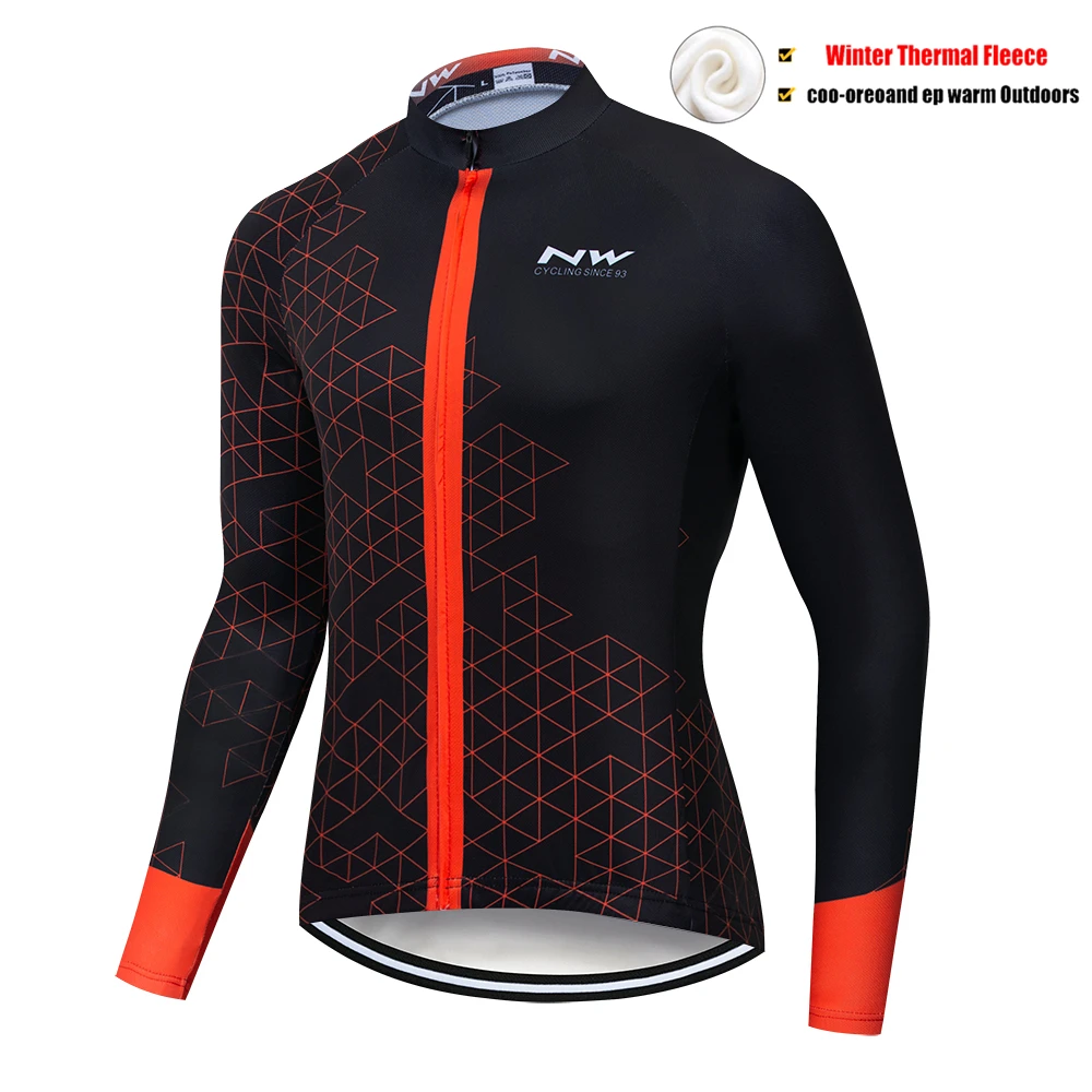 Northwave зимний термальный флис майки для велоспорта набор Invierno MTB велосипедная Одежда для велосипеда спортивная одежда Майо Ropa Ciclismo - Цвет: 20