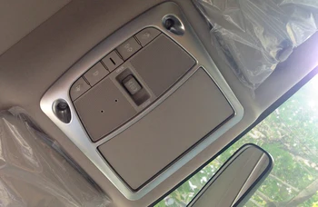 

Fit for Nissan X-Trail T32 2014-2019 Car Accessories ABS Matte/Chrome Interior Front Roof Lamp Cover Trim 1pcs