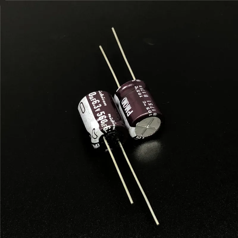 10 шт. 560 мкФ 6 3 V NICHICON PM серия 10x13 мм 6.3V560uF Супер Низкое сопротивление долговечный