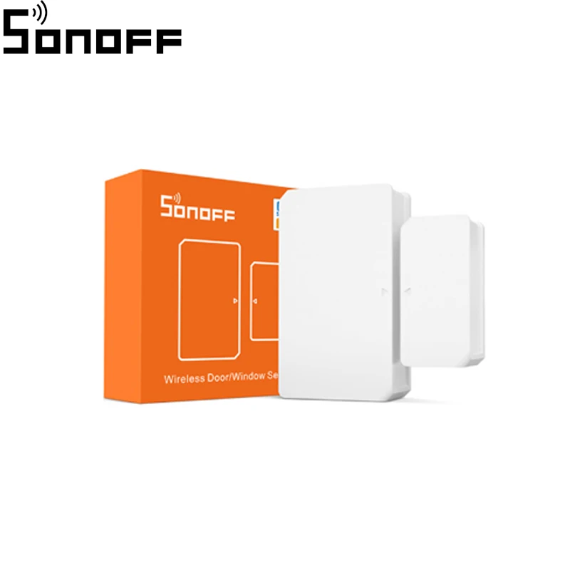 SONOFF DW2 WiFi/ SNZB-04 Zigbee Window Door Sensor Door Open/Closed Detectors EWeLink App Notification Smart Home Security Alarm sos panic button Alarms & Sensors