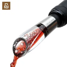 Youpin CIRCLE JOY Stainless Steel Fast Wine Decanter Mini Portable Wine Filter Air Intake Bottle Pourer Aerator For Family / Bar 