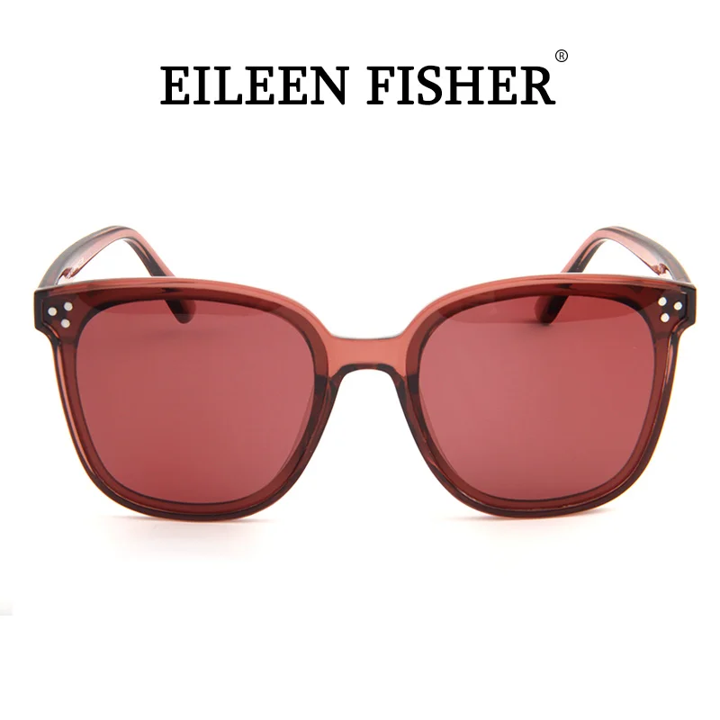 EILEEN FISHER роскошные круглые солнцезащитные очки для женщин большие женские модные