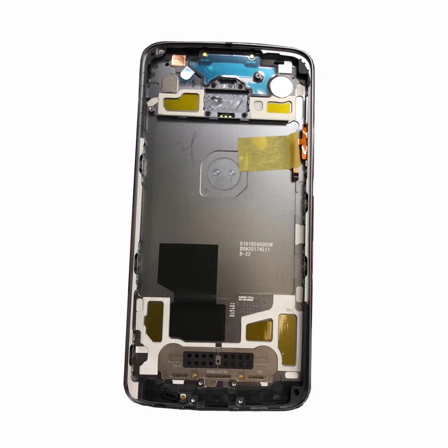 Металлическая батарея Корпус Замена двери для Motorola Moto Z2 Force с боковыми кнопками задняя крышка для Moto z Force Edition 2nd gen