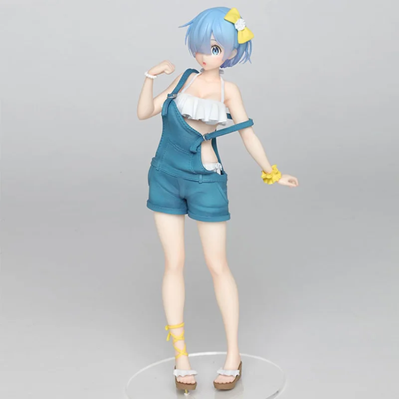 23 см Оригинал Re:Life в другом мире от Zero Rem Rompers Ver ПВХ фигурка коллекционная игрушка
