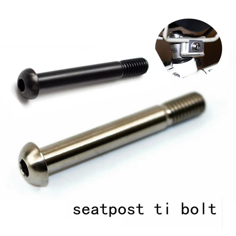 Ultralight Titanium Alloy Bicycle Seat Post Bolt For Brompton Folding