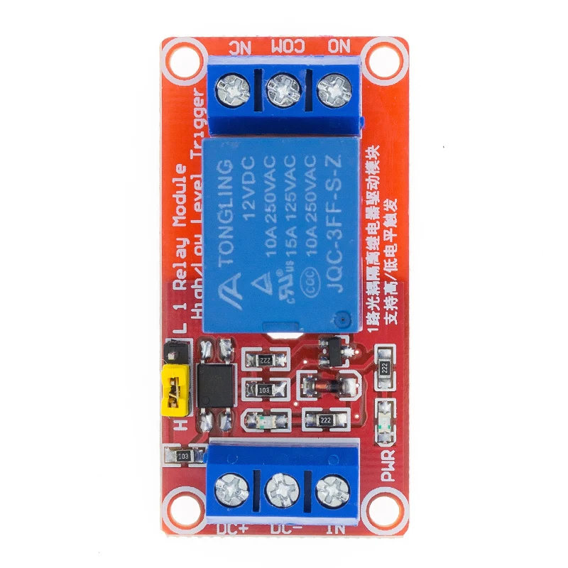 Order online 3.3V 1 Channel Relay Module High Low Level Adjustable