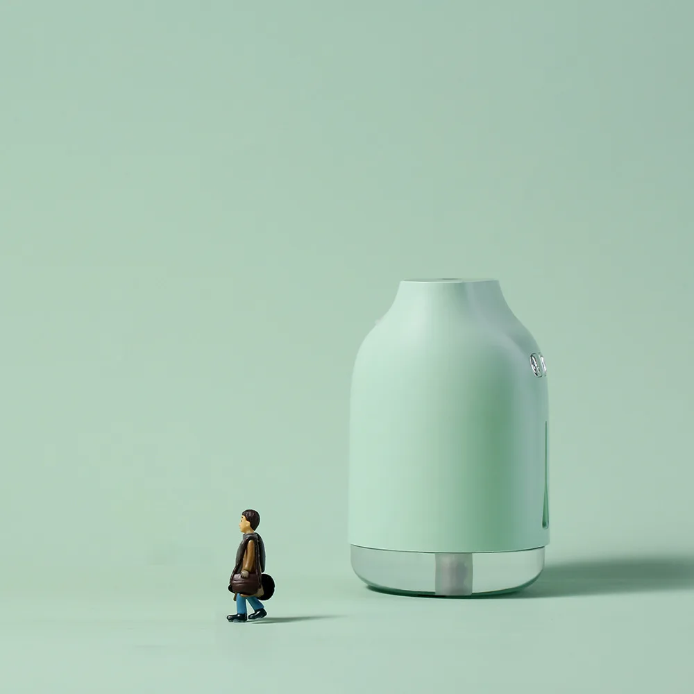 Увлажнитель воздуха Xiaomi Youpin U-clip Usb мини-вентилятор три в одном ночной Светильник для автомобиля Домашний Настольный креативный продукт 3 цвета