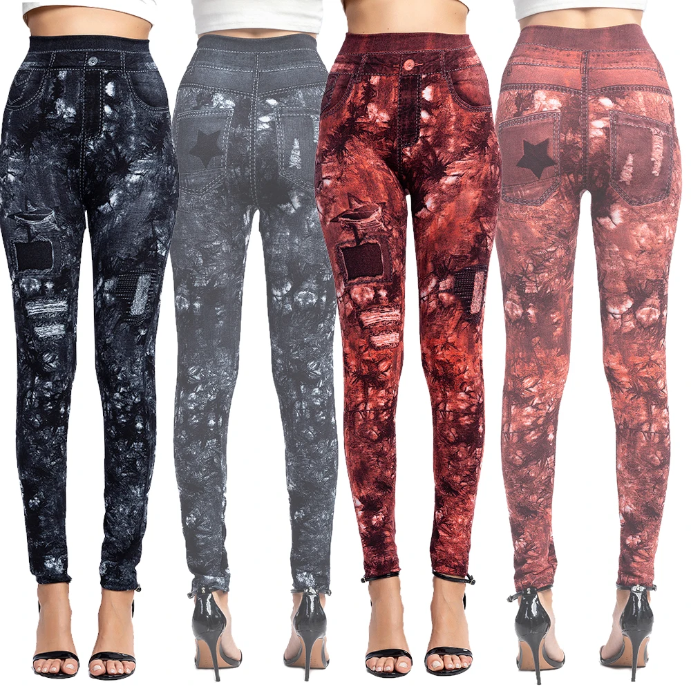 New cellular hole Printed Legging Fitness Women Sport Legging high waist legging