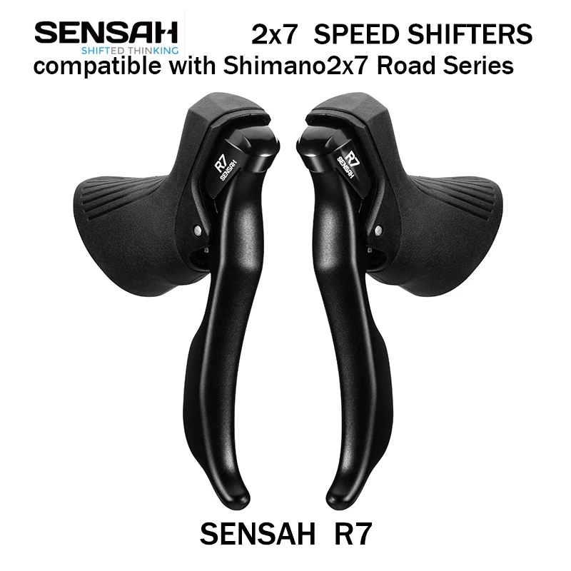 SENSAH IGNITE 도로 자전거 시프터, 브레이크 레버, 시마노 소라 티아그라 클라리스용, 16, 18/20 단 자전거 드레일러, 2x8, 2x9, 2x10 단