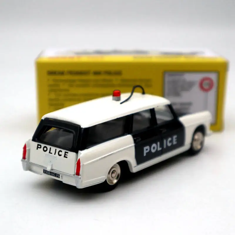 Atlas 1:43 Dinky игрушки 1429 BREAK PEUGEOT 404 полиция миниатюры литые модели Коллекция