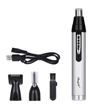 

NEW 3 in1 Electric Nose Trimmer Kit Multifunctional Rechargeable Ear Hair Removal Shaver Eyebrow Sideburn Cutter Painless Safe