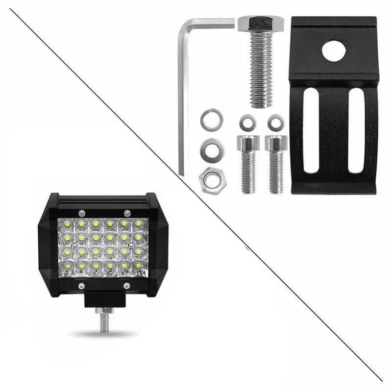 Грузовик Лодка Белый 72 Вт 4 дюйма светодиодный комбинированный рабочий