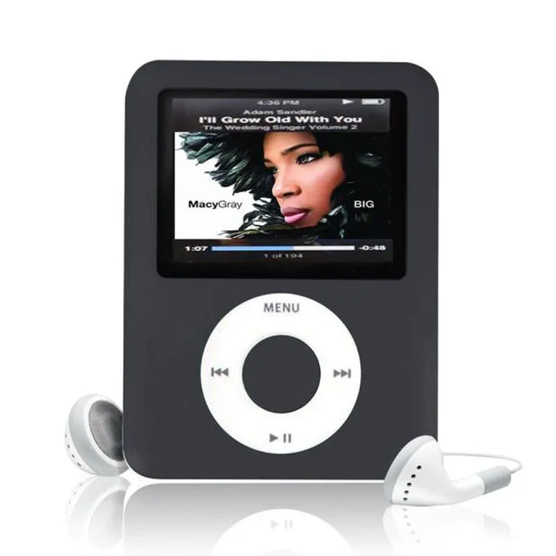 

High QualityMini Portable MP4 with Earphones 1.8inch Screen LCD Media Video Game Movie FM Radio 3th Generation MP4 Music Player