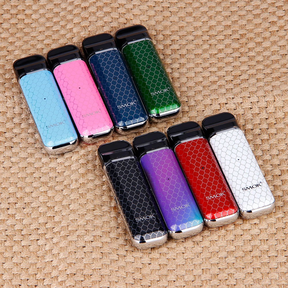 Оригинальный стартовый набор SMOK Novo Pod 450 мА · ч Prism Chrome Cobra Edition с пневматической