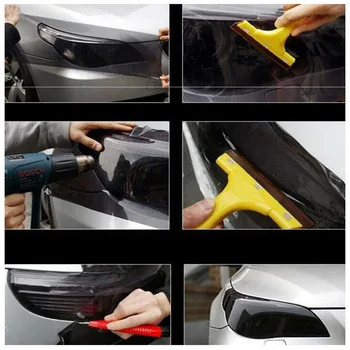 

Light Smoke Black Car Light Film Cover Tail Lights Decor Accessories Fog lights