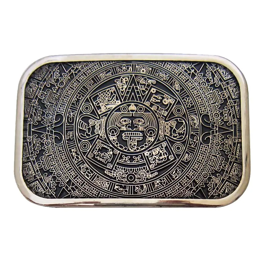 Zinc Alloy Belt Buckle Retro Western Cowboy Fashion Metal Buckle for Mens Lady