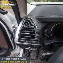 GELINSI для BMW X3 G01 X4 G02 Автомобильная передняя сторона вентиляционное отверстие выход L/R панель крышка рамка Автомобильная внутренняя наклейка