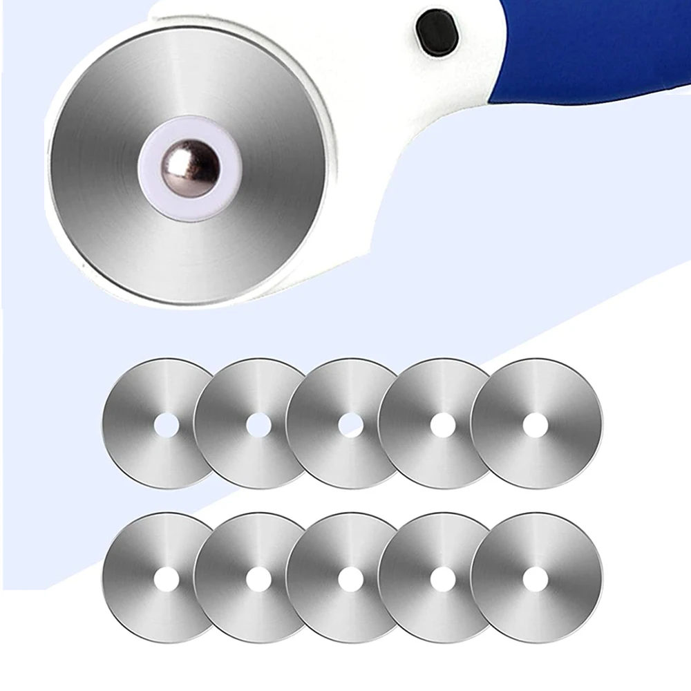 45mm 로터리 커터 블레이드 용 45MM 스테인레스 스틸 로터리 커터 블레이드 패브릭 퀼트 재봉 용품 용 리필 절단 도구