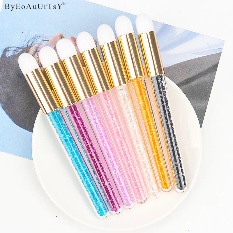 1pcs Crystal Eyelash Cleaning Brush Lash Shampoo Brush Eyebrow Nose Blackhead Professional