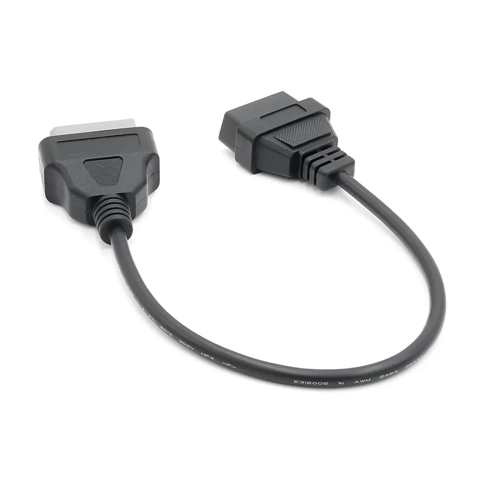 Кабель 14pin для Nissan в OBD2 16Pin разъем ODB2 OBD2 автомобильный диагностический сканер инструмент OBD в OBD2 автомобильный удлинитель